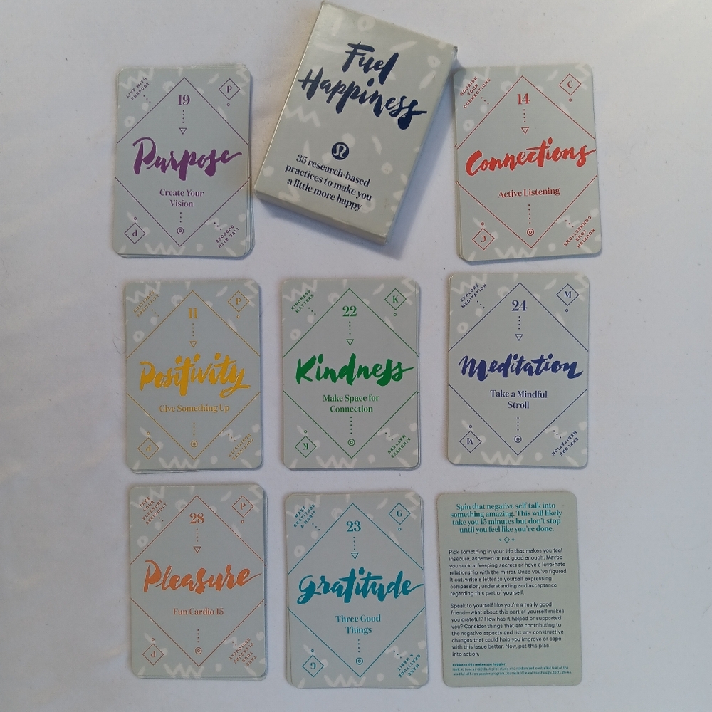 Lululemon 2016 Fuel Happiness Cards Pre-owned Complete